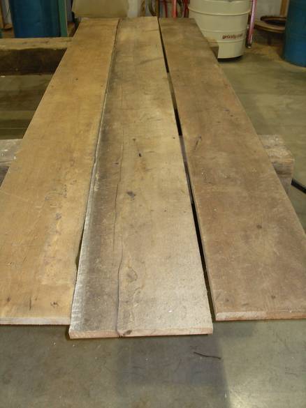 Weathered Oak Lumber for Approval